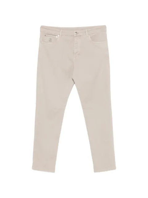 Brunello Cucinelli five-pocket straight-leg jeans