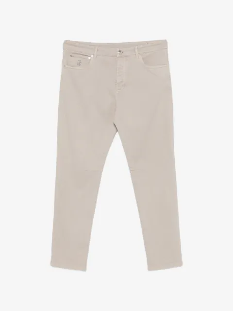Brunello Cucinelli five-pocket straight-leg jeans