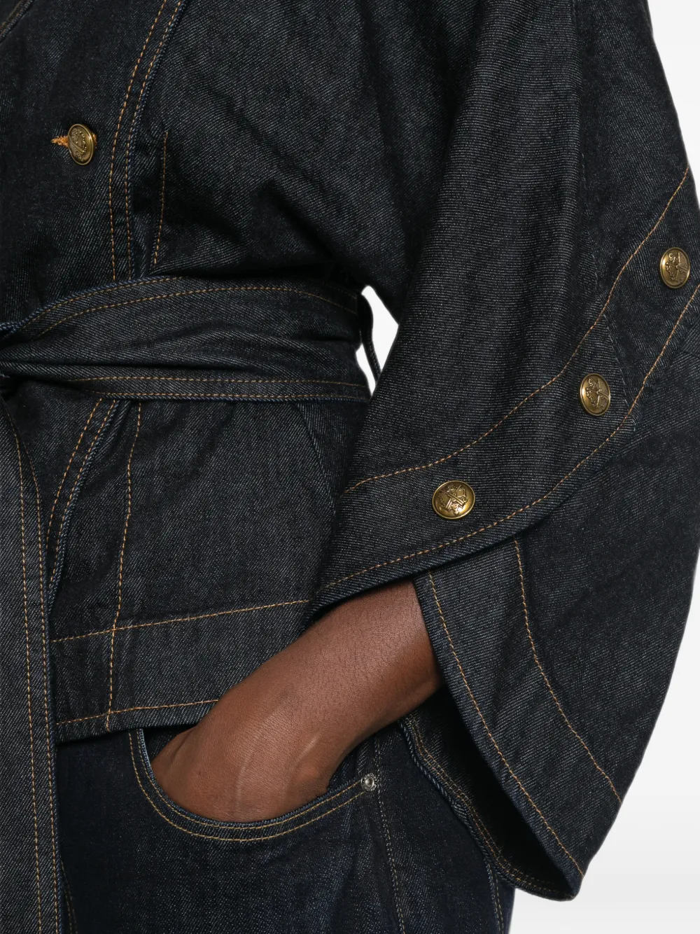 ZIMMERMANN Valiant denim jack met knopen Blauw