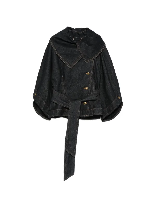 Zimmermann Valiant Buttoned Denim Jacket in Blue