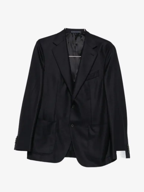 Caruso single-breasted notched-lapels blazer