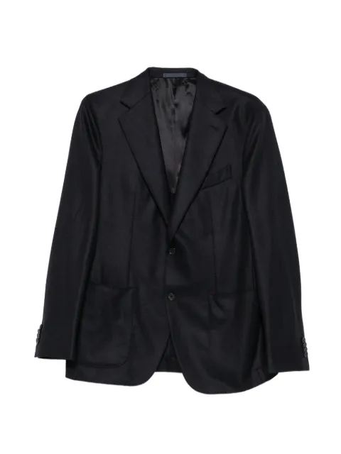 Caruso single-breasted notched-lapels blazer