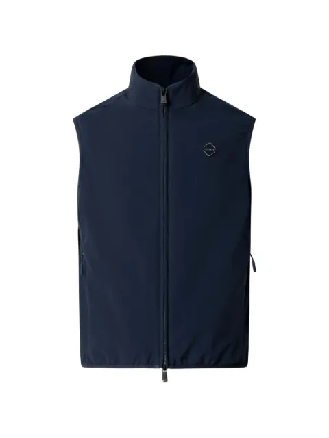 Hackett London soft-shell zip-up gilet