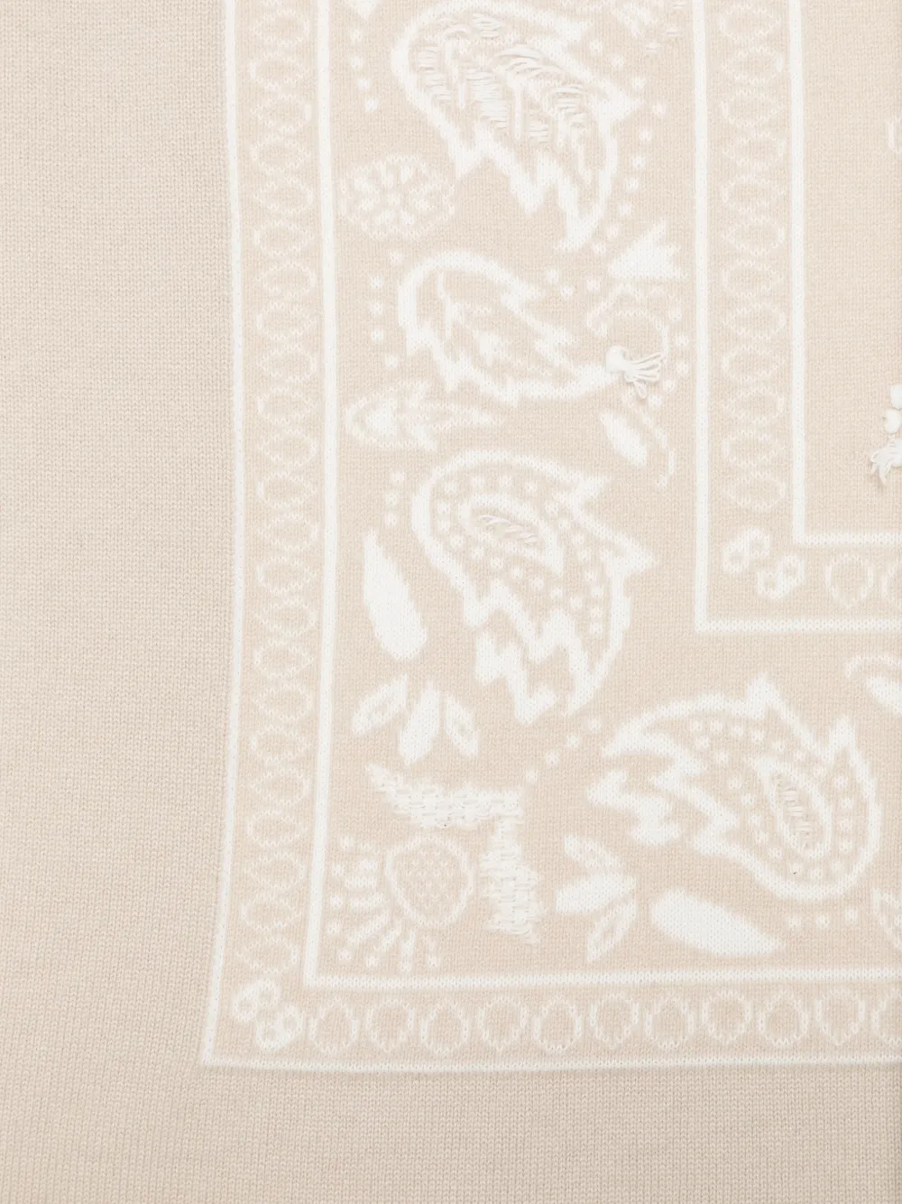 Barrie Sjaal met paisley-print Beige