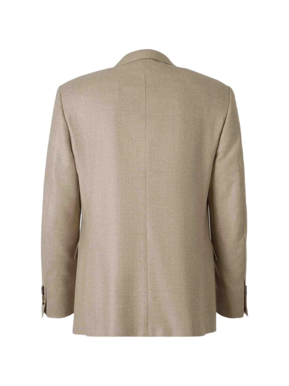 Canali Blazer met enkele rij knopen en gekerfde revers Beige