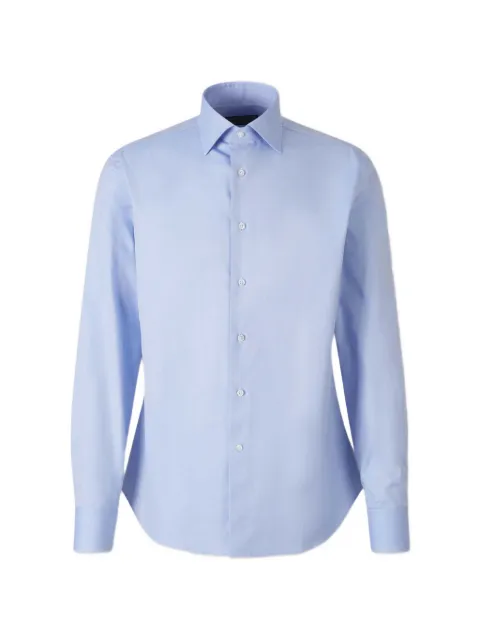 Canali camisa con cuello italiano