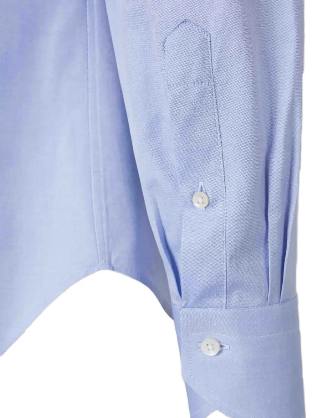 Canali Overhemd met brede kraag Blauw