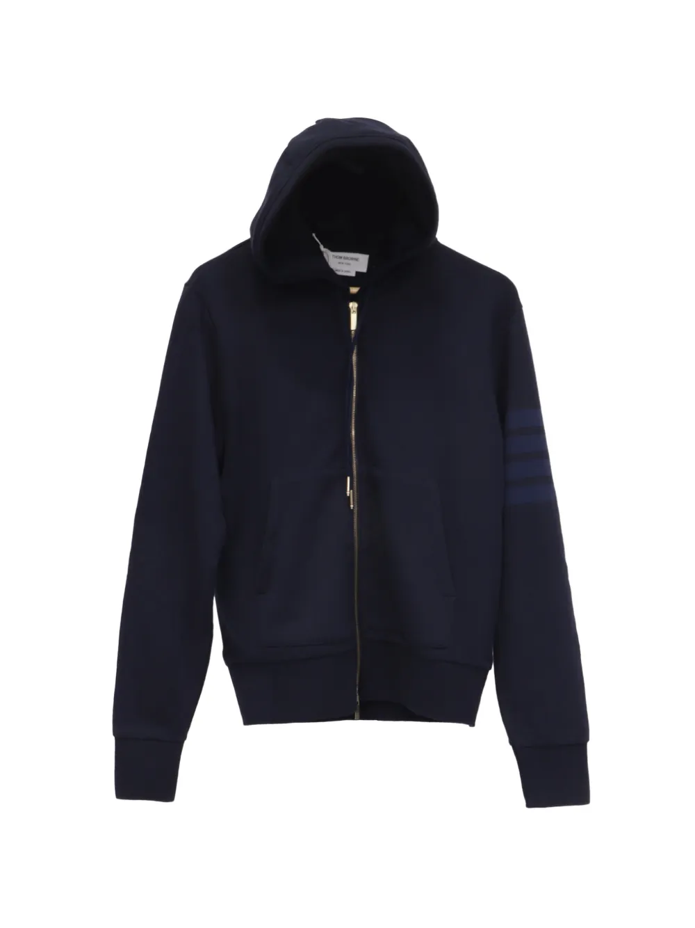 Thom Browne 4-Bar zip-up hoodie | Blue | Image 1