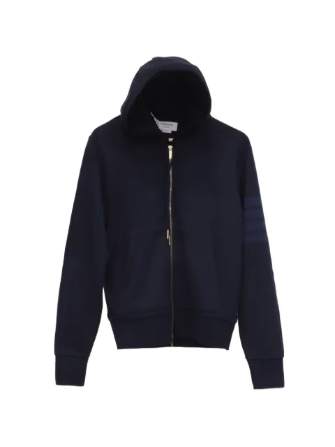 Thom Browne 4-Bar zip-up hoodie