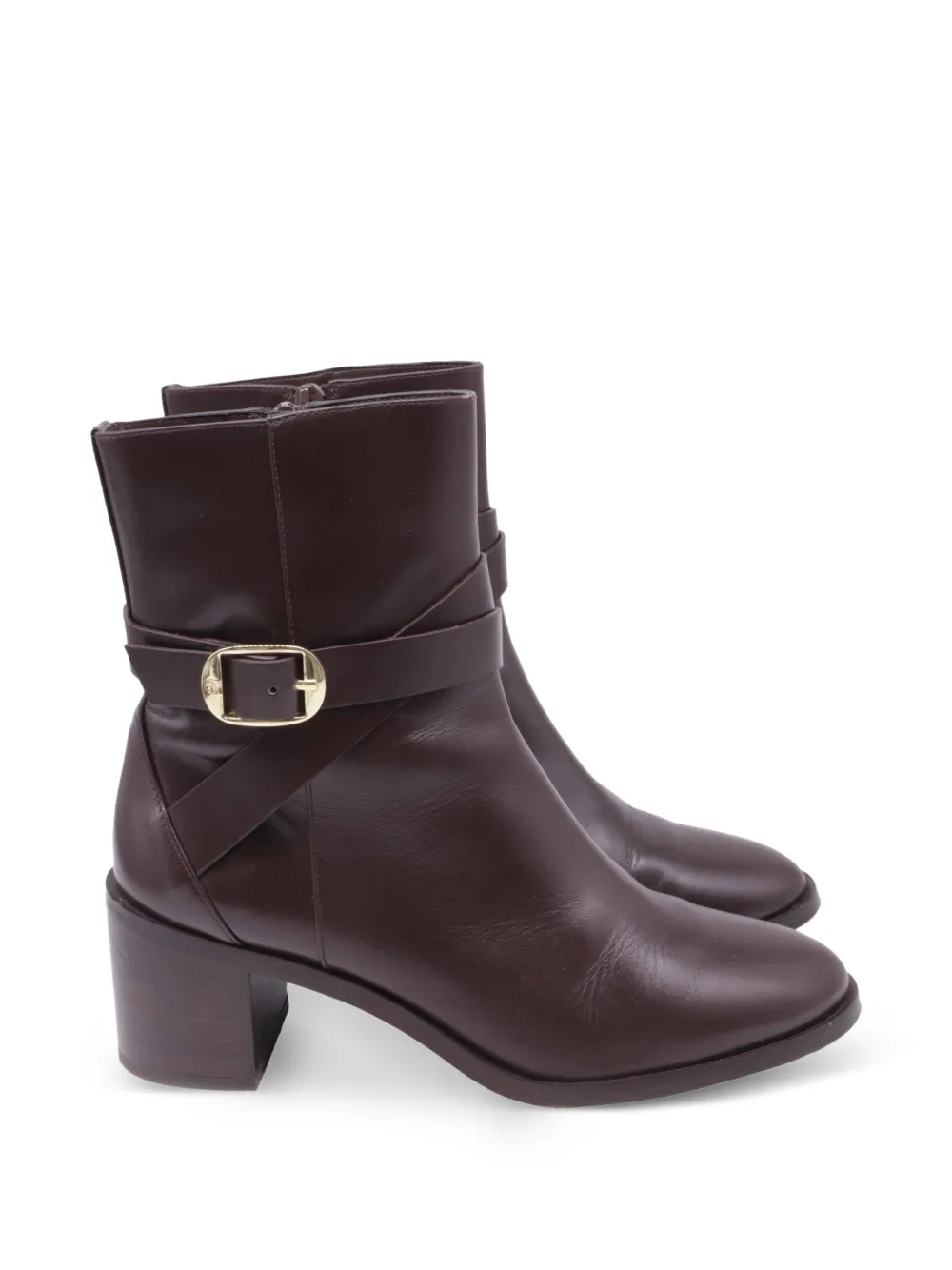 Stuart Weitzman 2020s Esme buckled ankle boots - Braun
