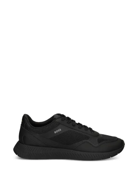 BOSS mesh trainers with ribbed sole