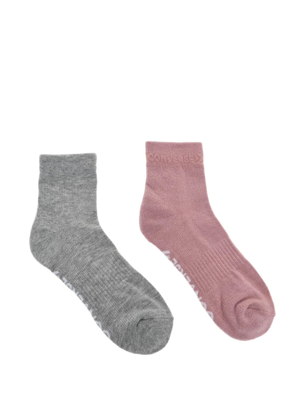Converse stretch-fabric socks (set of two) Grijs