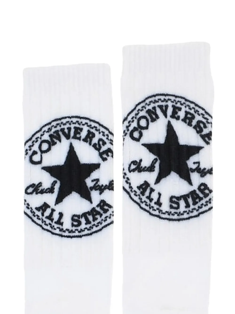 Converse ribbed socks (set of two) Wit