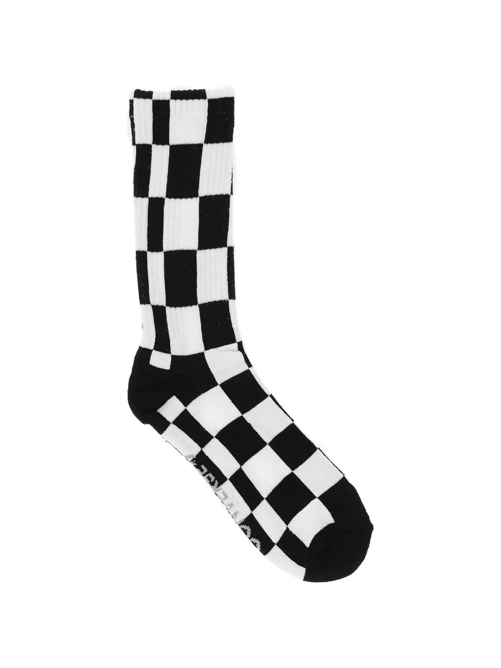 Converse checkerboard logo-knit socks (set of two) Wit