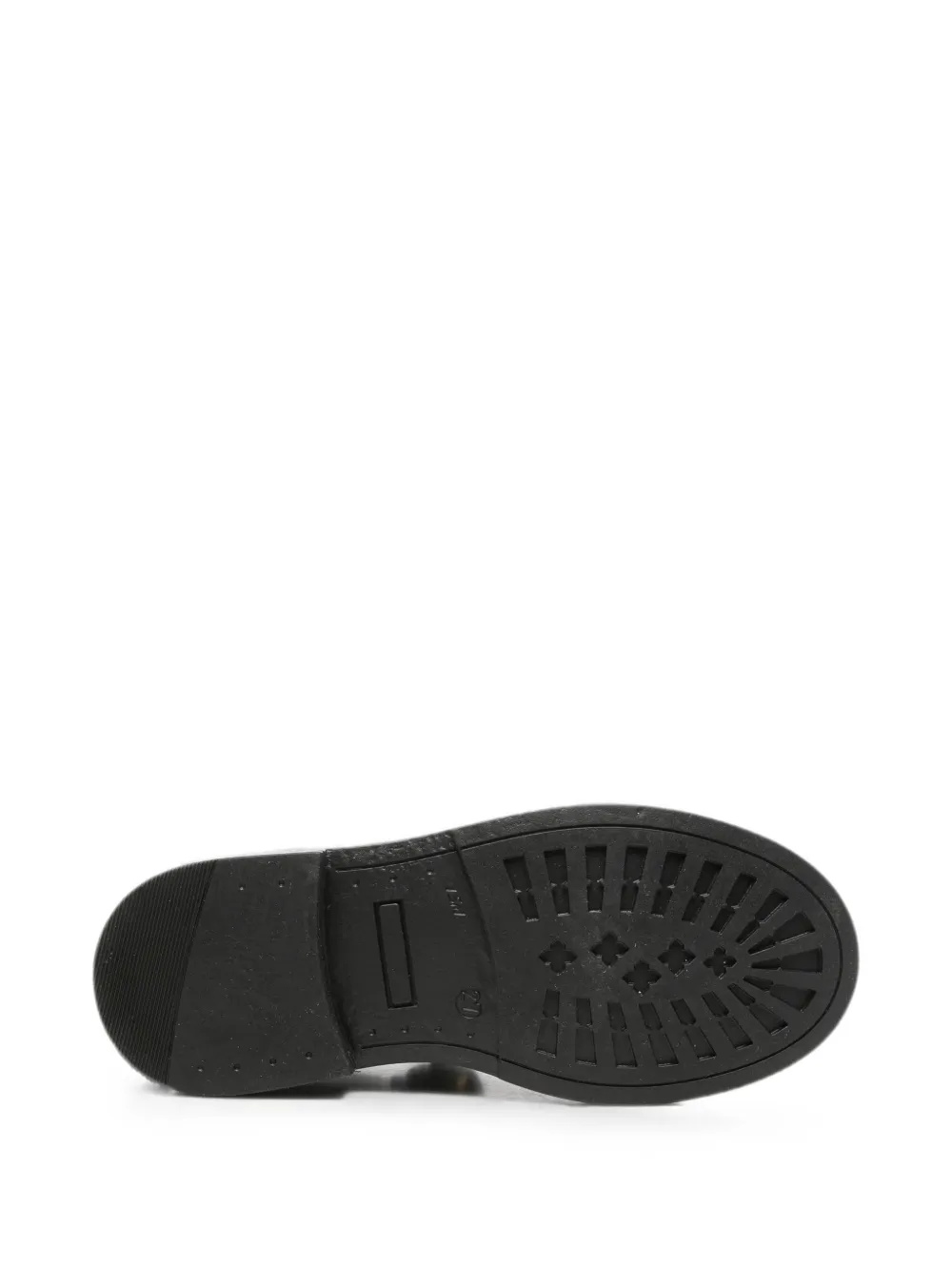 Elisabetta Franchi La Mia Bambina logo-embossed touch-strap ballerinas Zwart