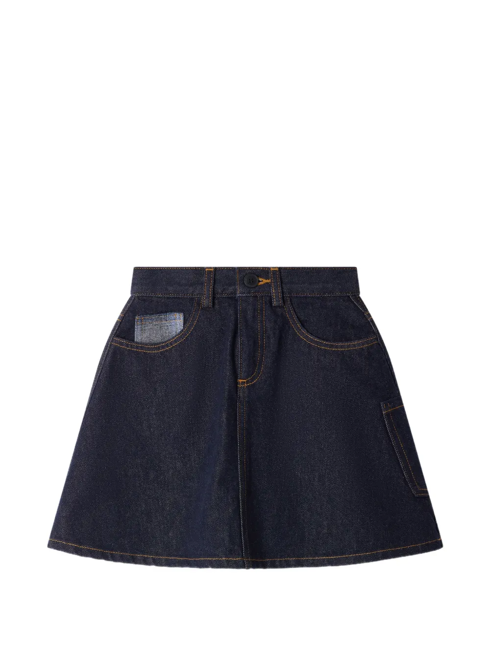 Bonpoint Minirock in A-Linie - Blau