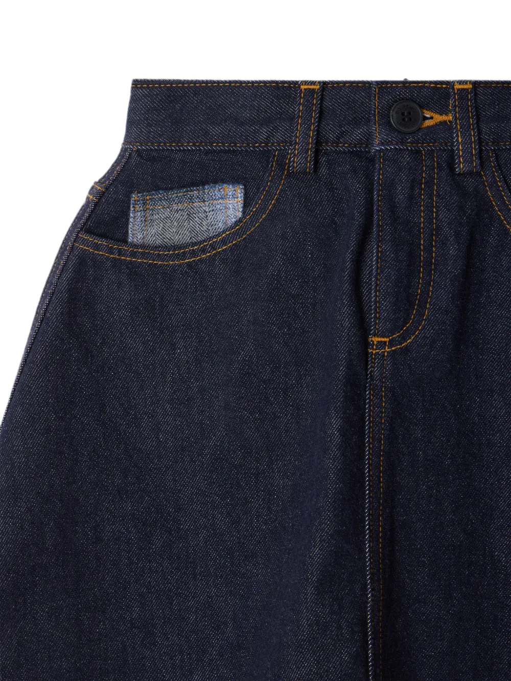 Bonpoint Mini-rok met A-lijn Blauw