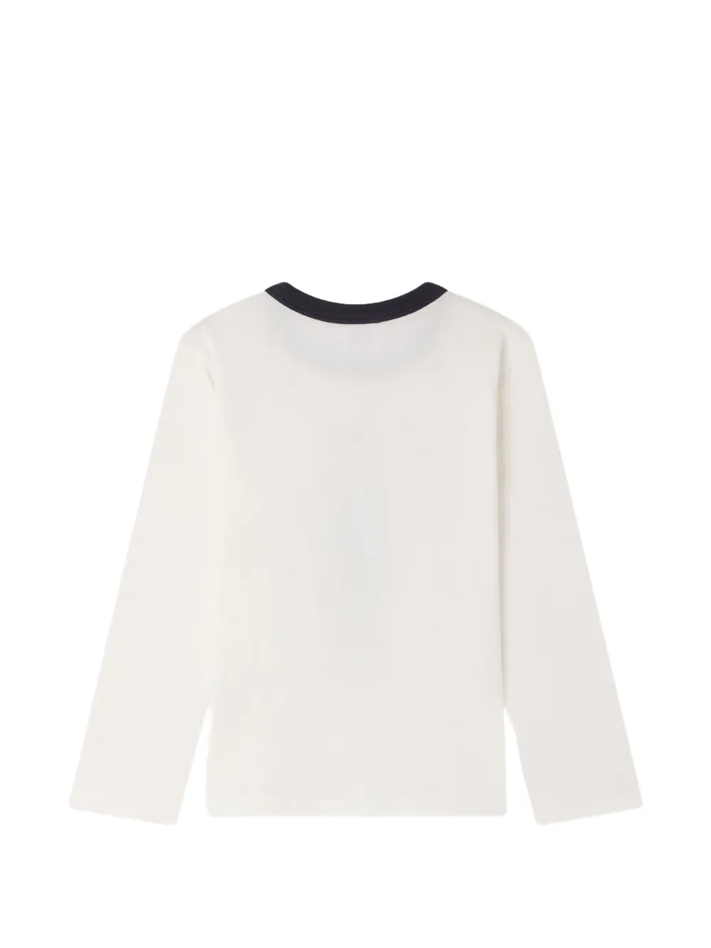 Bonpoint x Maison Kitsuné Tadda T-shirt met lange mouwen Wit
