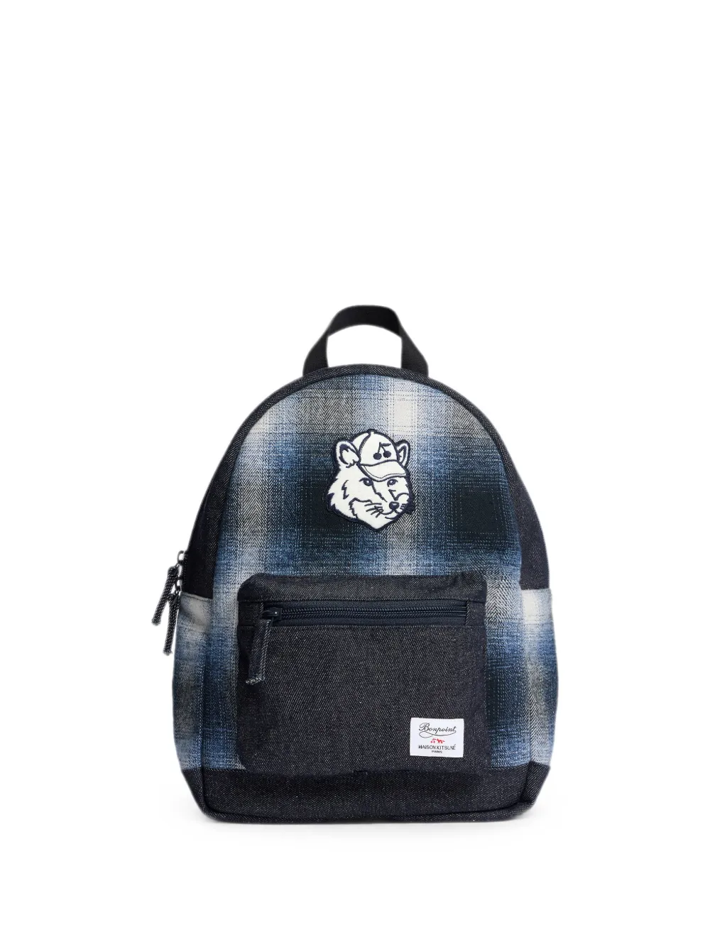 Bonpoint x Maison Kitsuné Zaino Gania con applicazione volpe - Blu