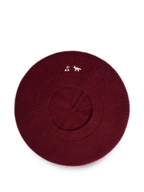 Bonpoint x Maison Kitsuné Mikaila embroidered beret