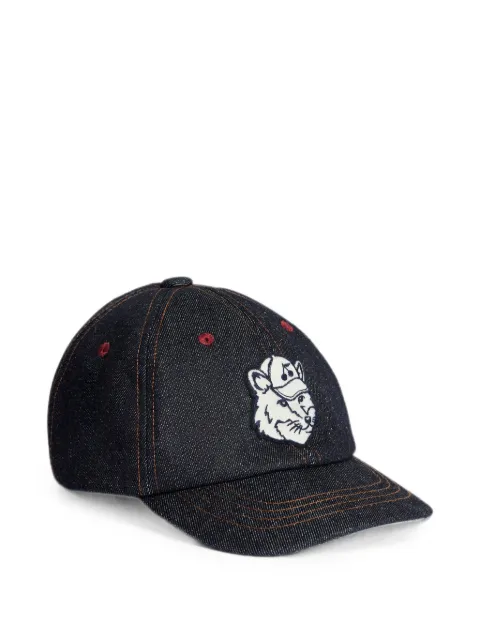 Bonpoint gorra de béisbol de mezclilla en colaboración con Maison Kitsuné