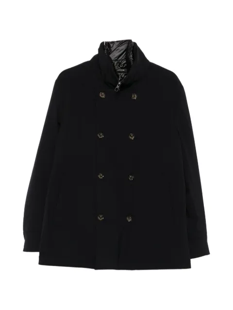 Montecore double-breasted high-neck jacket