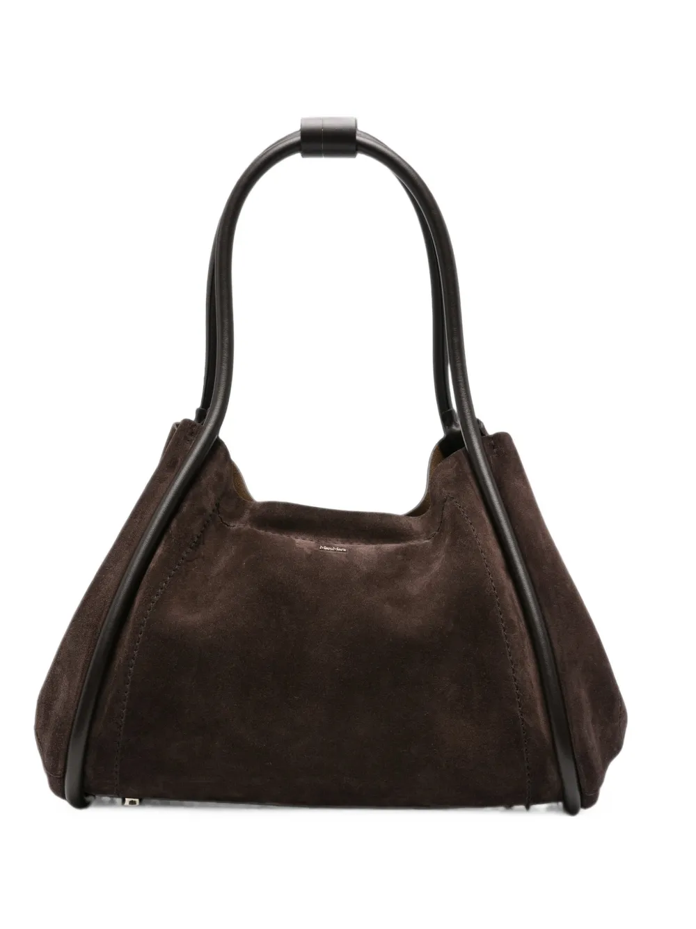 Max Mara Marine suede tote bag - Marrone