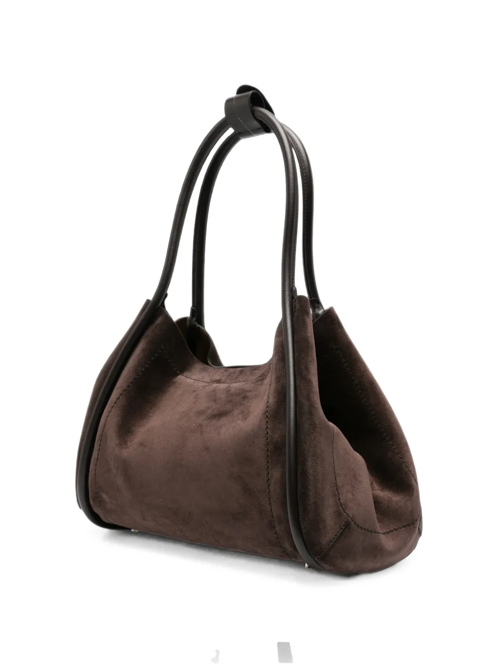 Max Mara Marine suède shopper Bruin