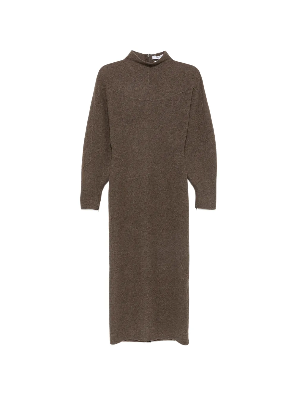 Max Mara balloon-sleeve midi dress