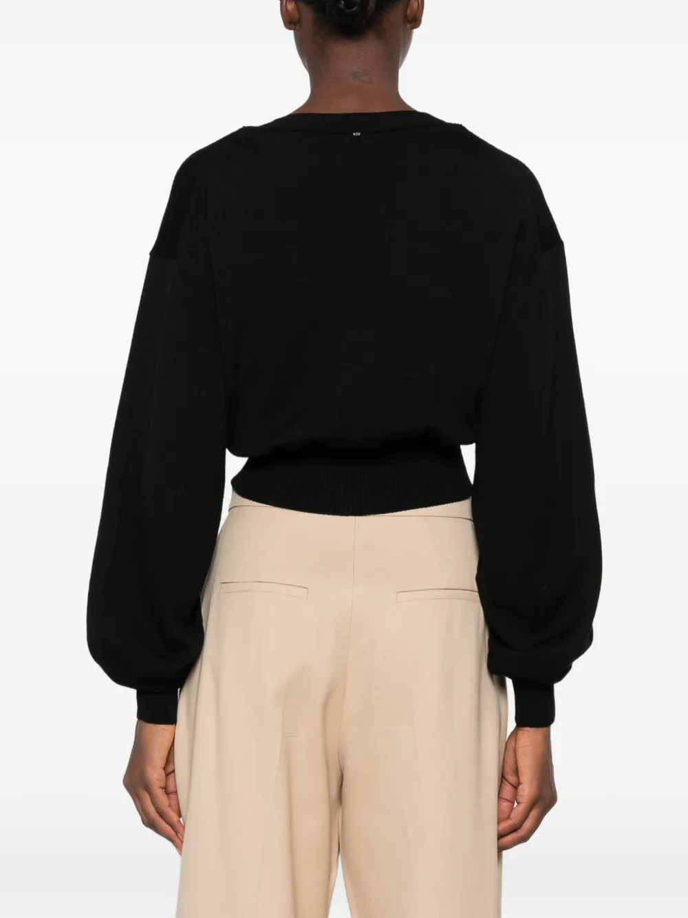 Sportmax button-up cardigan Zwart