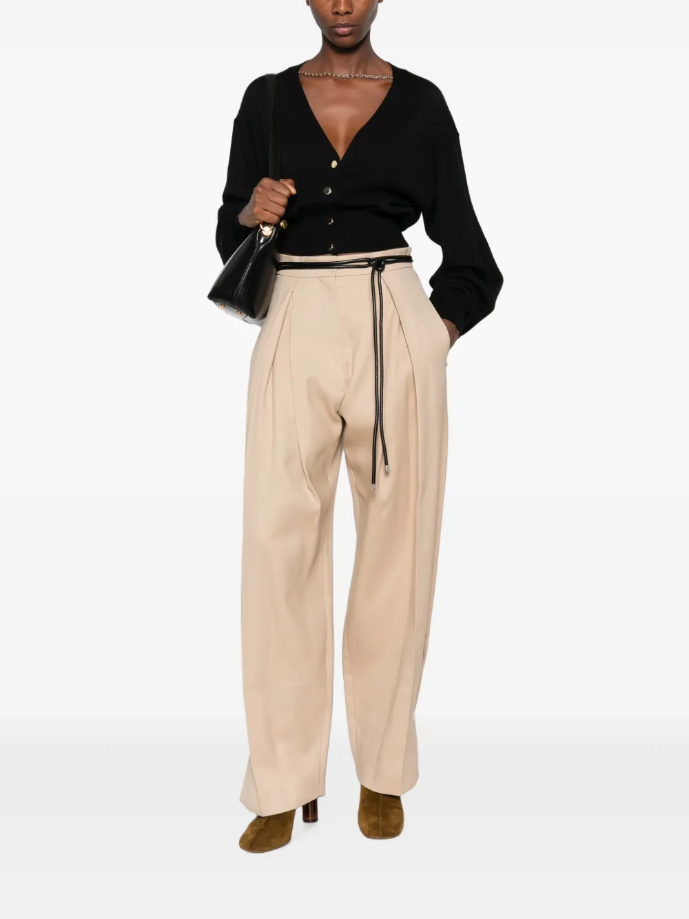 Sportmax button-up cardigan Zwart