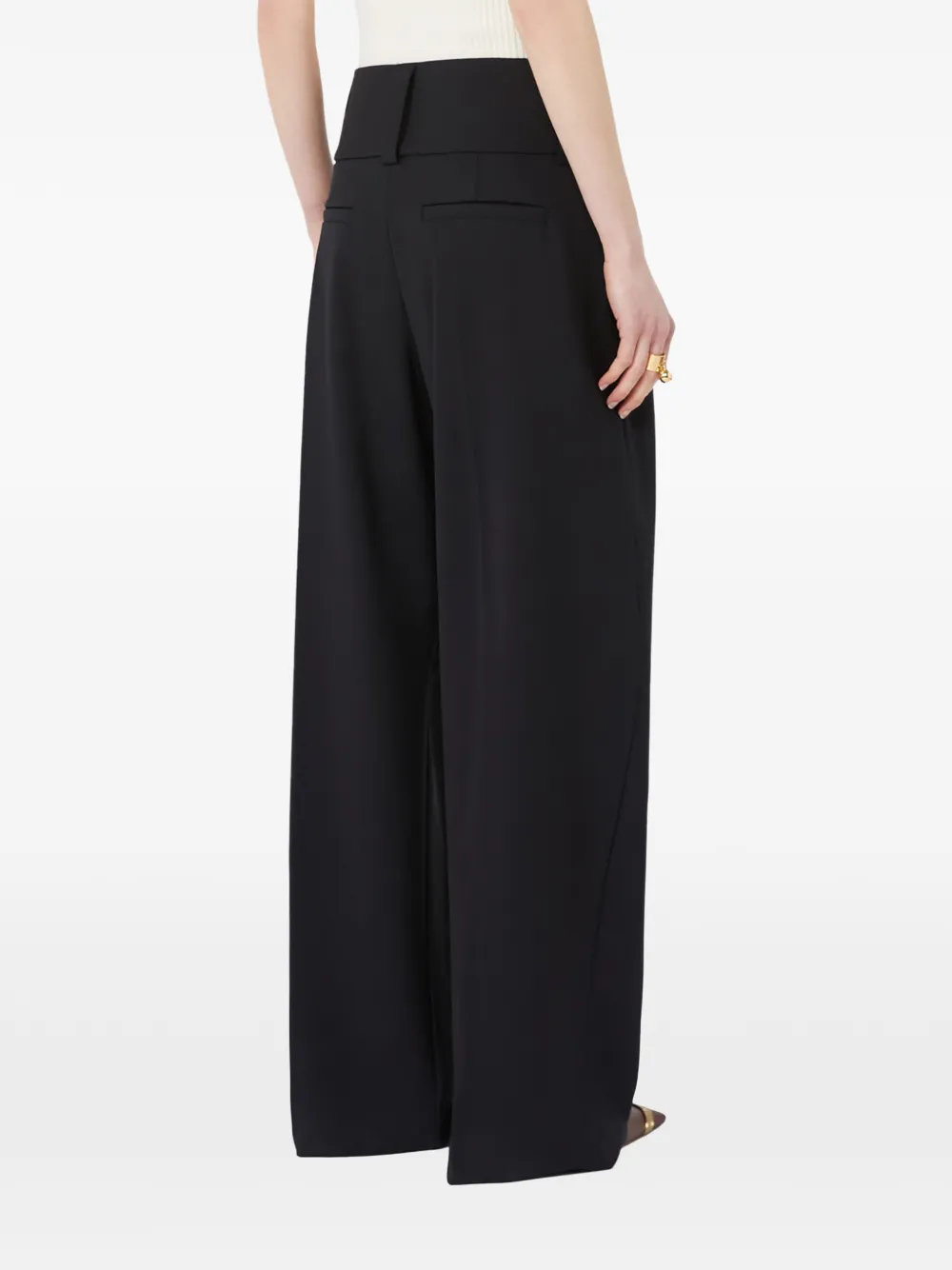 Sportmax Girino plooibroek Zwart