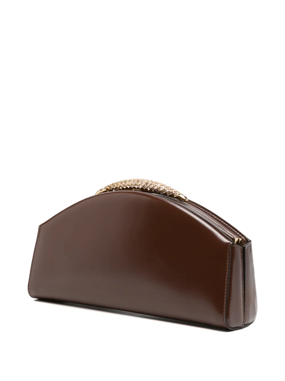 Giuseppe Zanotti Atena clutch Bruin