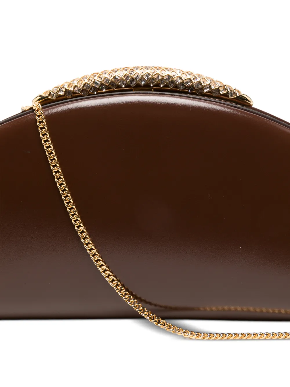 Giuseppe Zanotti Atena clutch Bruin
