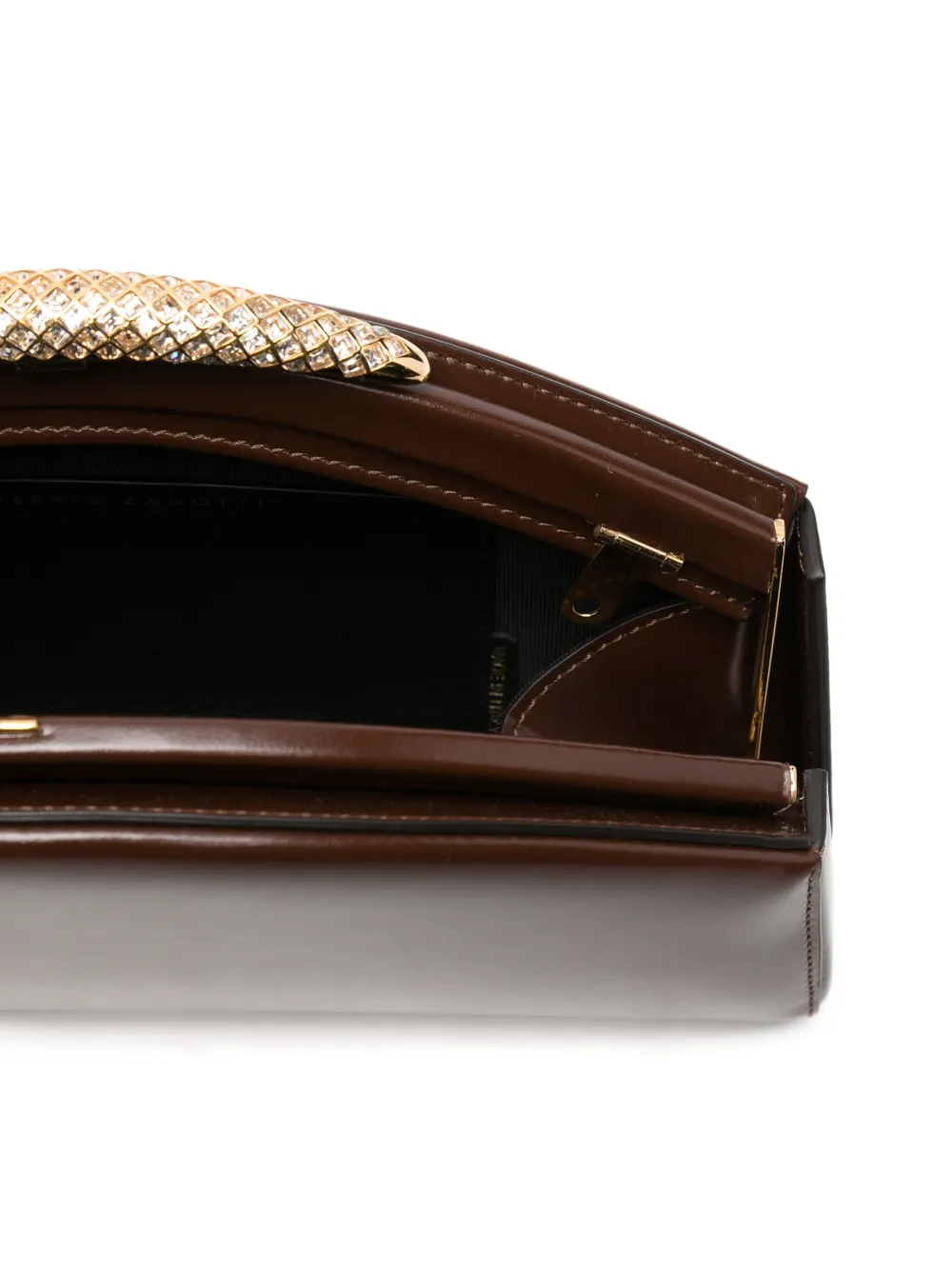 Giuseppe Zanotti Atena clutch Bruin