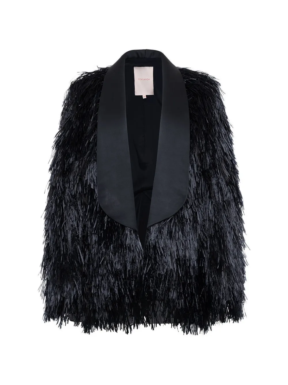 Roksanda Hidi fringe-trimmed blazer - Schwarz