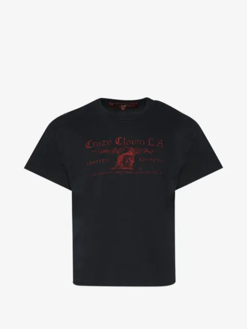 Crazy Clown L.A. logo-print crew-neck T-shirt