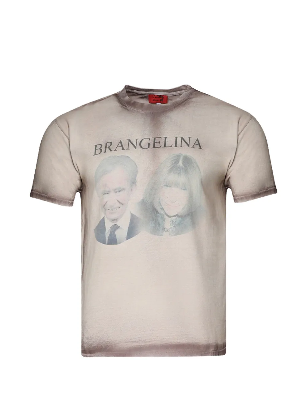 LA MASKARADE Brangelina-print T-shirt - Nude