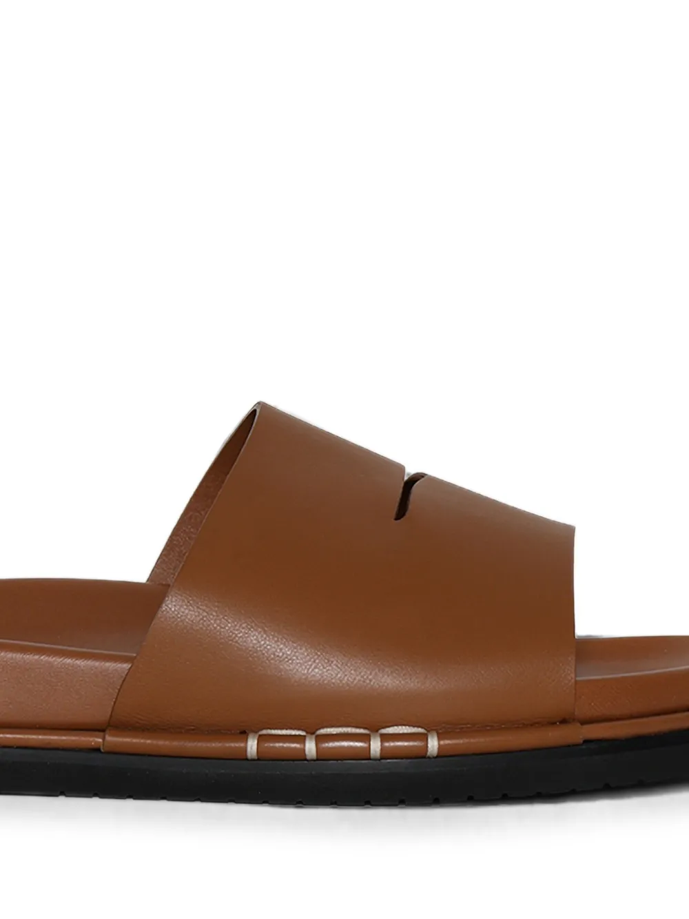 JW Anderson Fussbett leather sandals Bruin