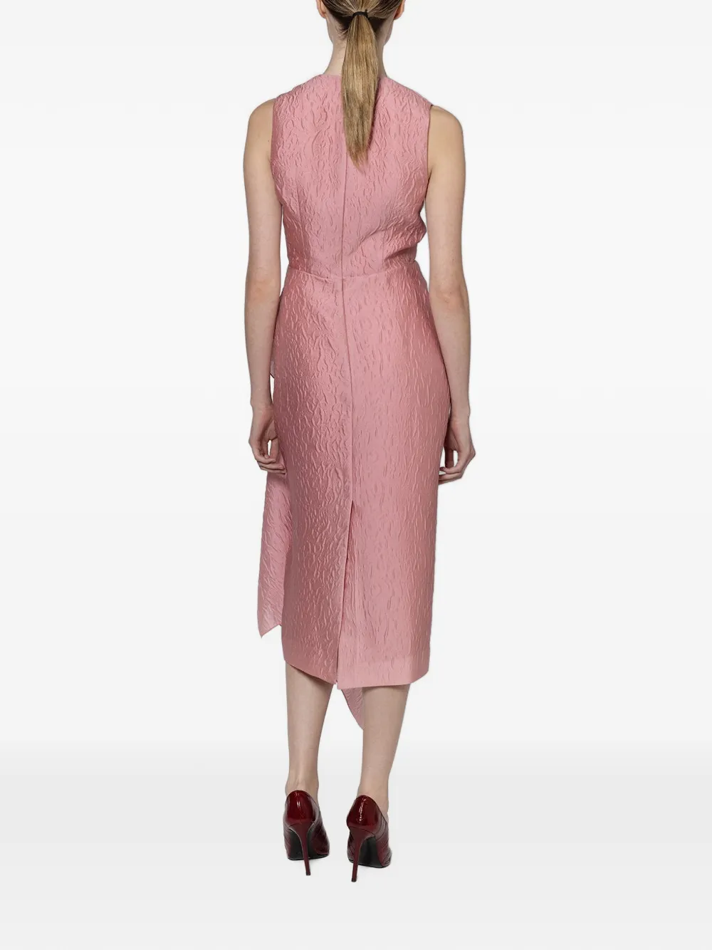 Roksanda Esra Asymmetric Dress in Pink, view 4