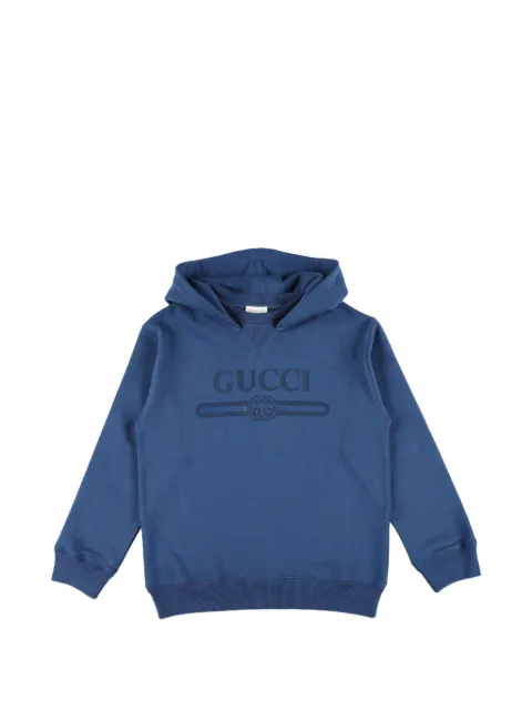 Gucci Kids hoodie à logo imprimé