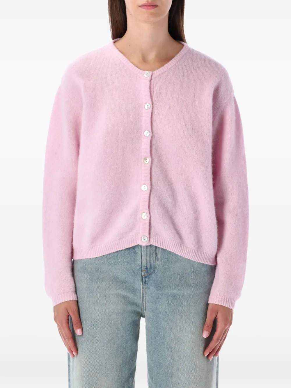 American Vintage Vitow button-front cardigan - Rosa