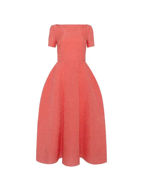Roksanda Vaela textured-finish midi dress