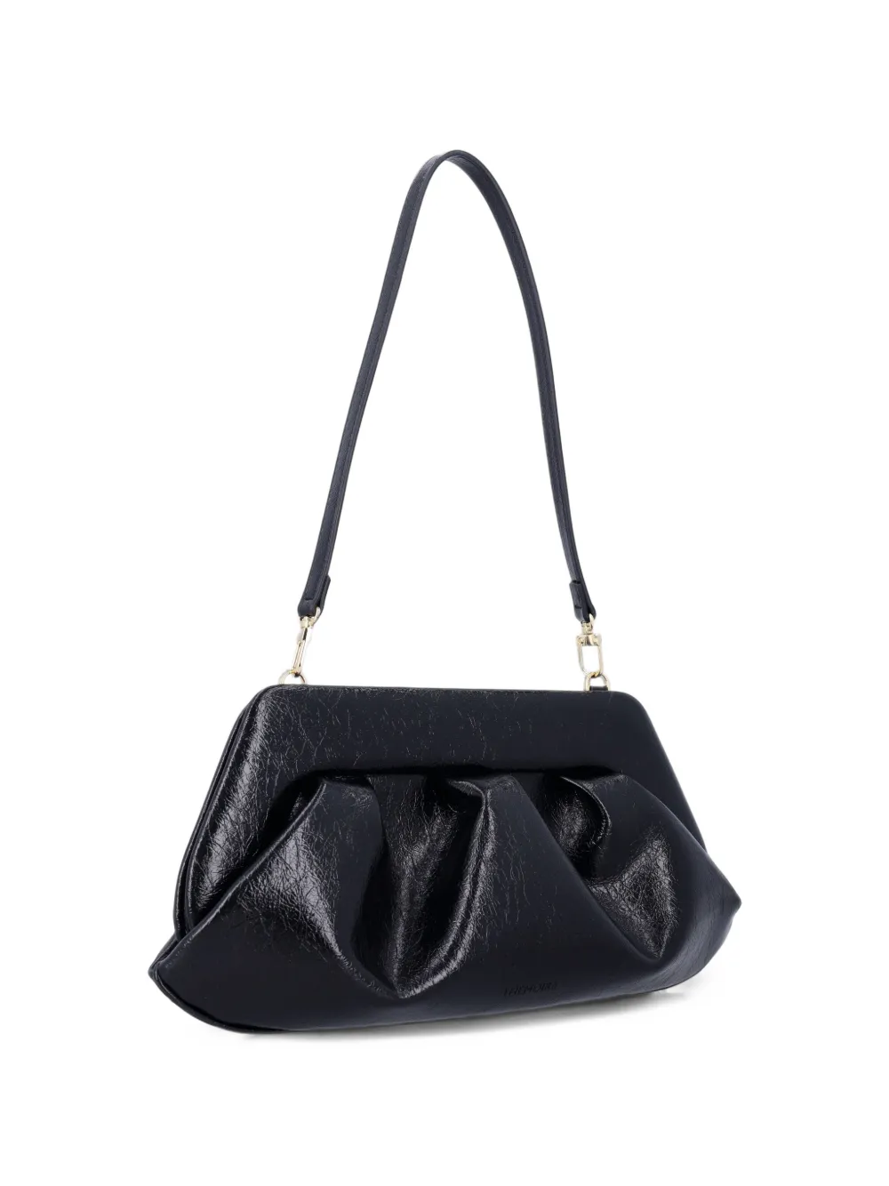Themoirè Bios clutch bag Zwart