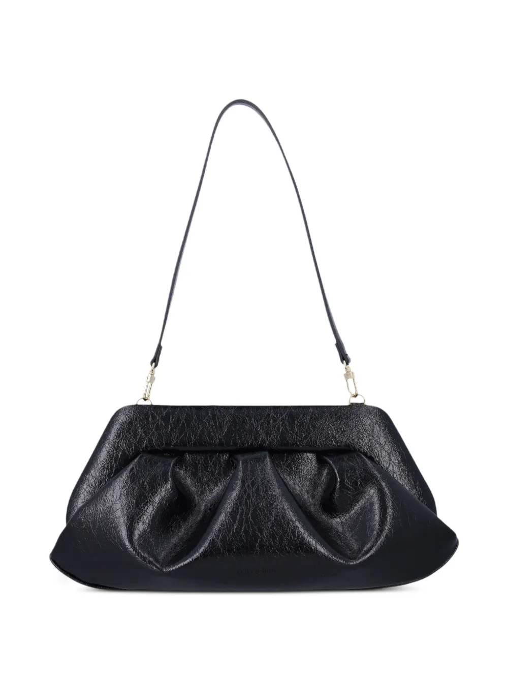 Themoirè Bios clutch Zwart