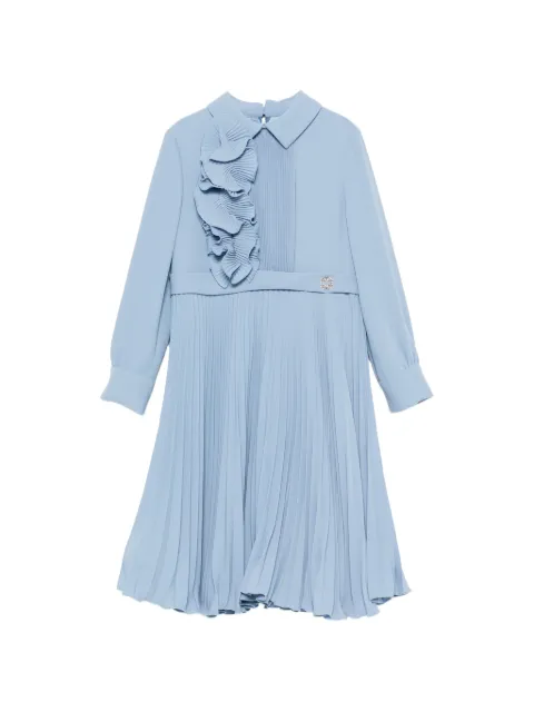 ELIE SAAB JUNIOR pleated ruffled dress