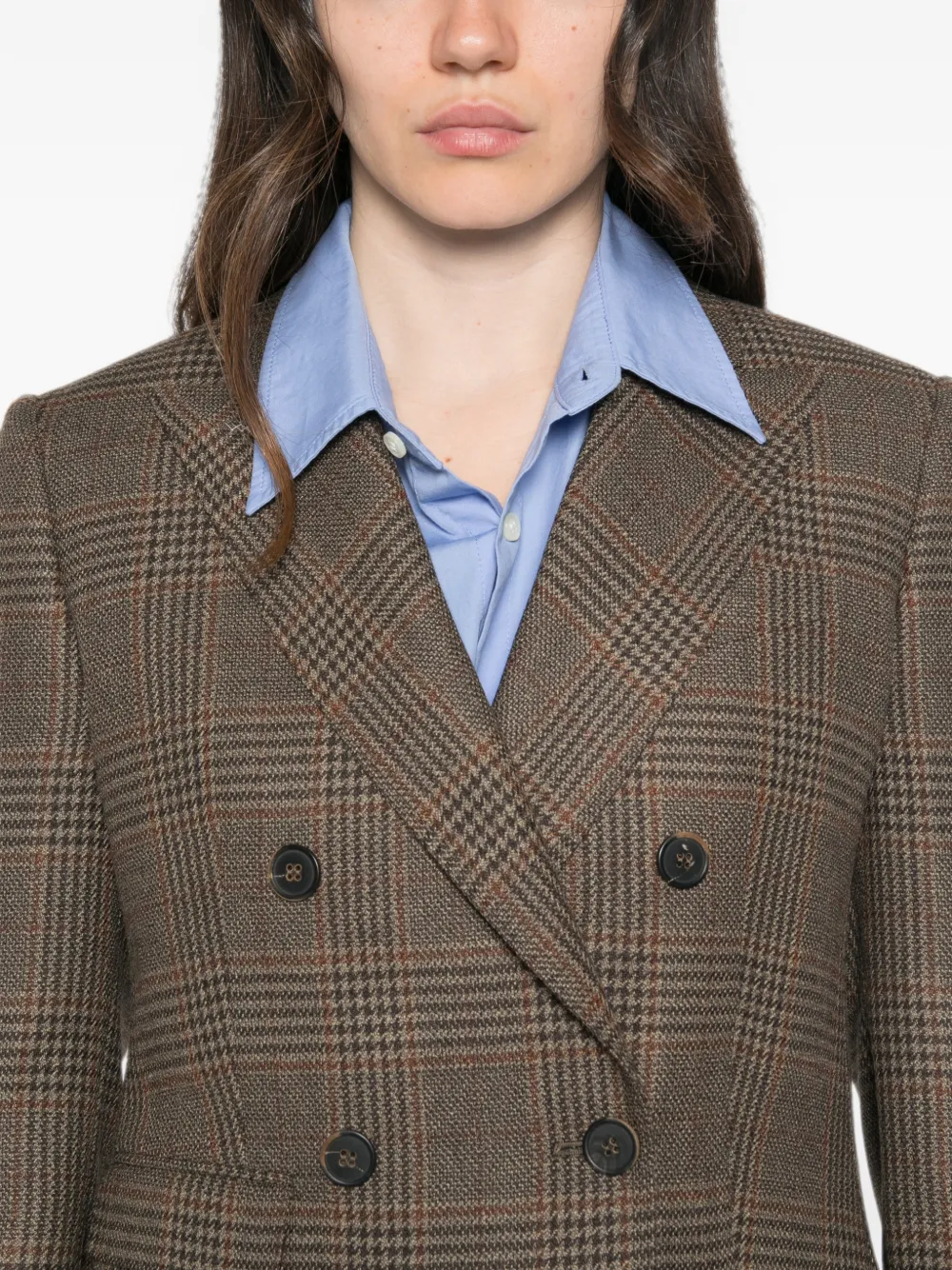 Max Mara Geruite blazer Bruin