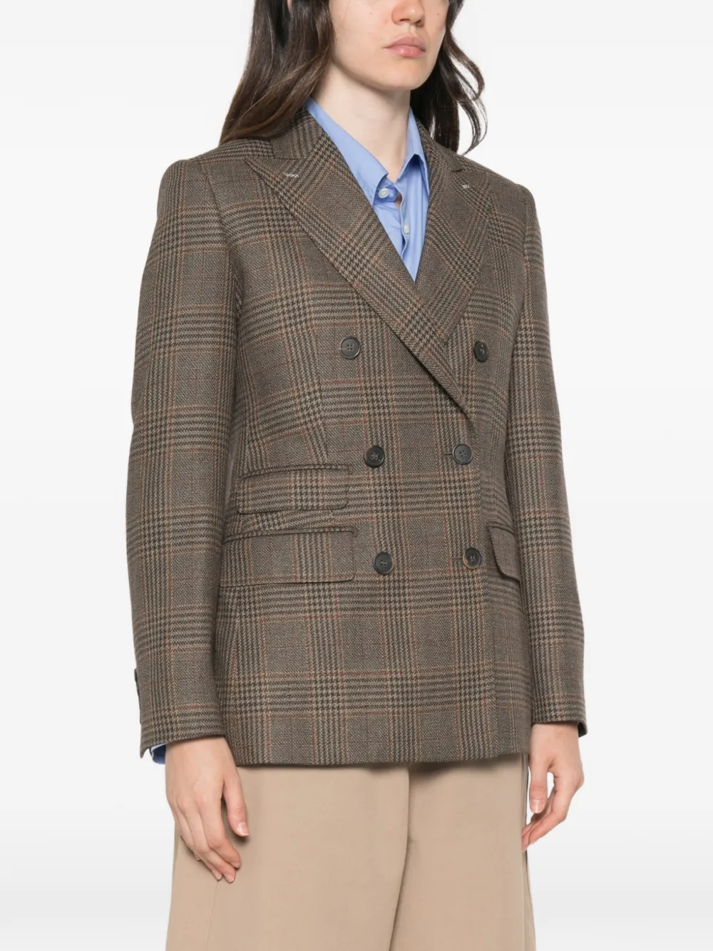 Max Mara Geruite blazer Bruin