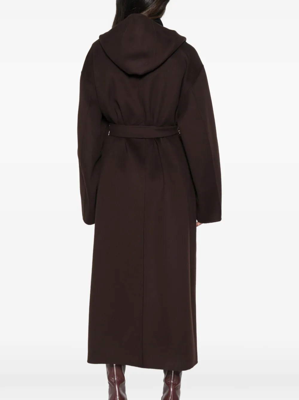 Sportmax Mantel met ceintuur Bruin