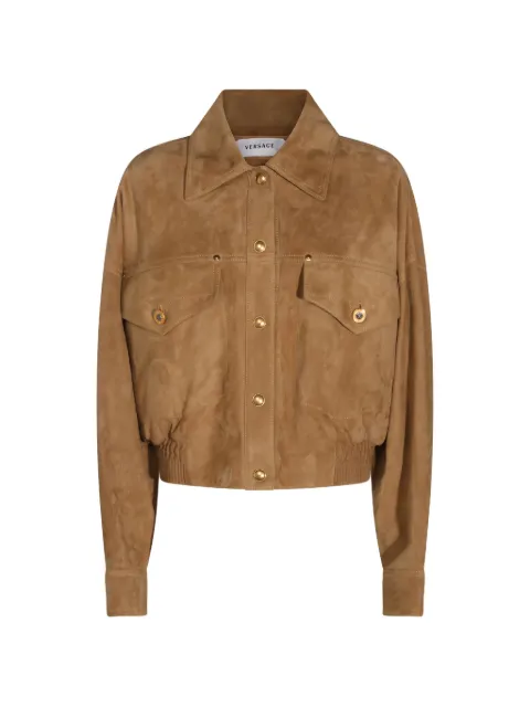 Versace suede blouson